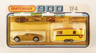 Lot 285 - Matchbox Superfast Twin Pack TP-4 WITH METALLIC GOLD 32b MASERATI BORA