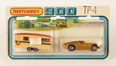 Lot 286 - Matchbox Superfast Twin Pack TP-4 WITH METALLIC GOLD 32b MASERATI BORA