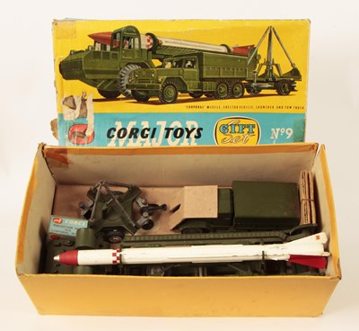 Lot 687 - Corgi Major Toys Gift Set GS9 Corporal Missile Erector Vehicle + Launcher +International 6x6 Truck