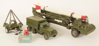 Lot 687 - Corgi Major Toys Gift Set GS9 Corporal Missile Erector Vehicle + Launcher +International 6x6 Truck