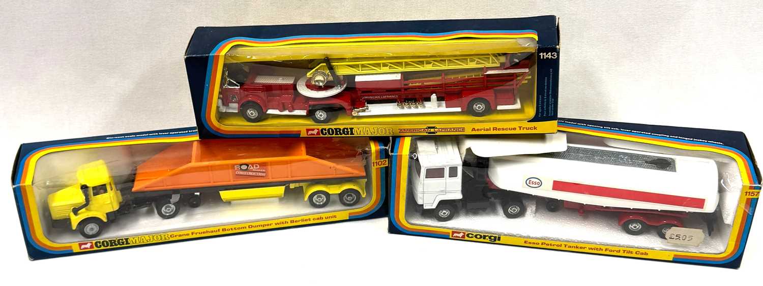 Lot 717 - Corgi Major Toys Group of 3 x 1970's Issue Commercial Vehicles Boxed