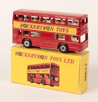 Lot 296 - Matchbox Superfast 17b Daimler Fleetline Londoner Bus CODE 3 ISSUE "ROCKERTRON TOYS"