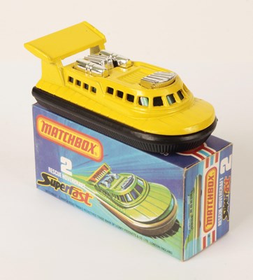 Lot 298 - Matchbox Superfast 2c Rescue Hovercraft FACTORY PRE-PRODUCTION COLOUR TRIAL