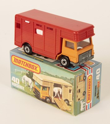 Lot 300 - Matchbox Superfast 40c Bedford Horsebox FACTORY PRE-PRODUCTION COLOUR TRIAL