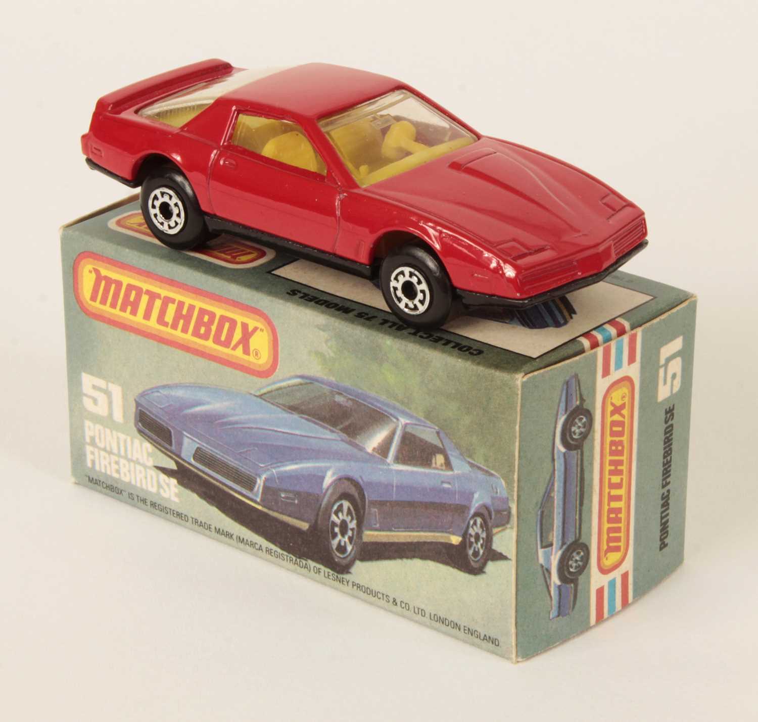 Matchbox Firebird Lot 301 - Matchbox Superfast 51e Pontiac Firebird