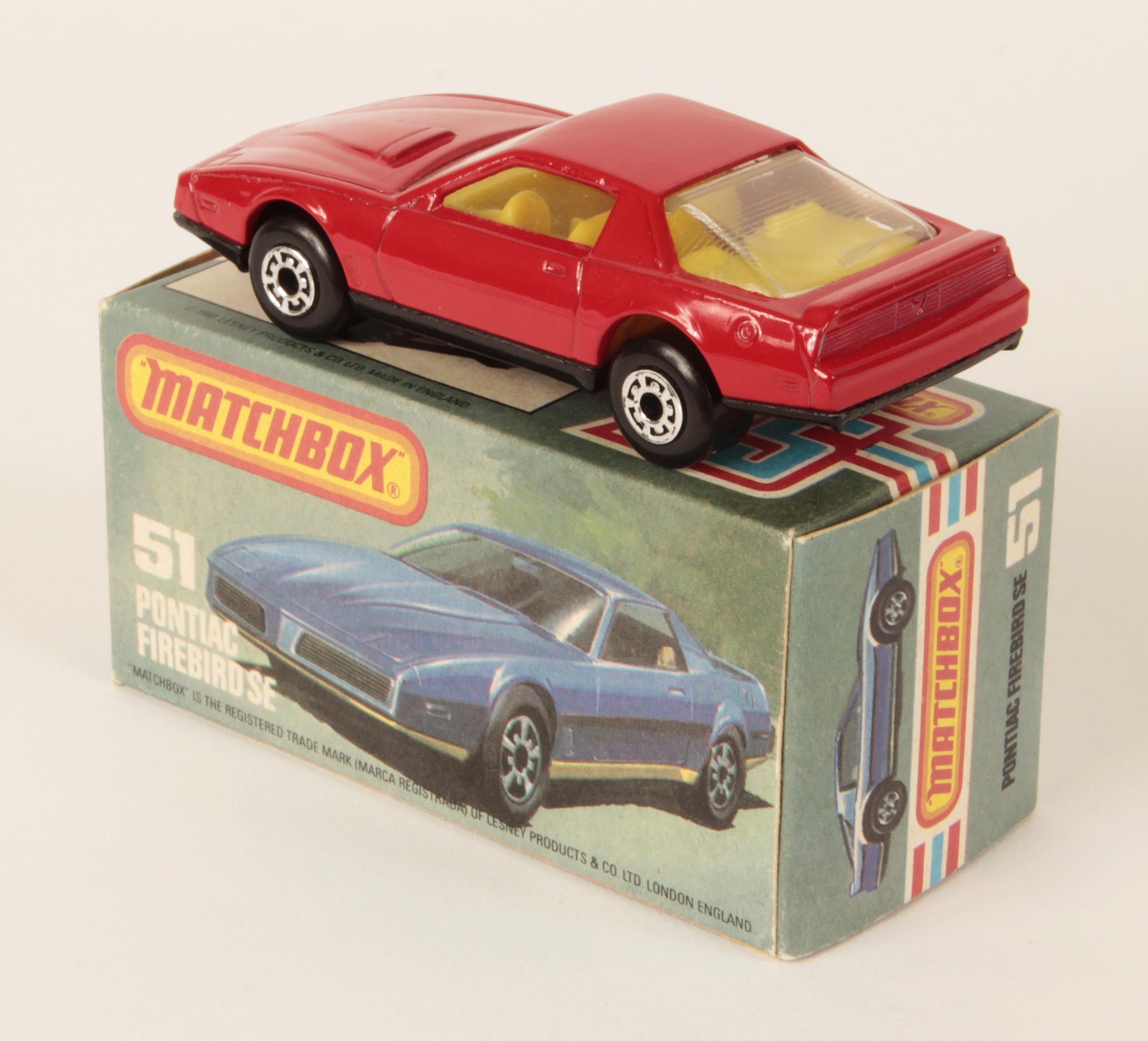 Matchbox Firebird Lot 301 - Matchbox Superfast 51e Pontiac Firebird