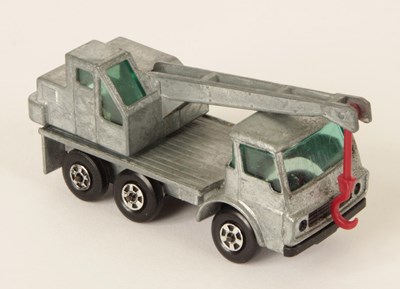 Lot 319 - Matchbox Superfast 63a Dodge Crane Truck FACTORY BARE METAL TRIAL MODEL