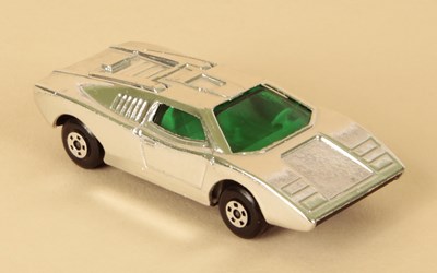 Lot 310 - Matchbox Superfast 27b Lamborghini Countach FACTORY CHROME PLATED COLOUR TRIAL