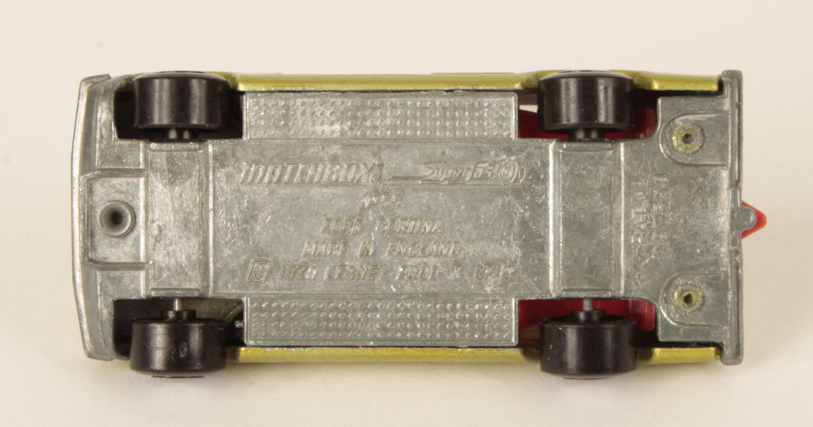 Lot 315 - Matchbox Superfast 55d Ford Cortina SIGNED