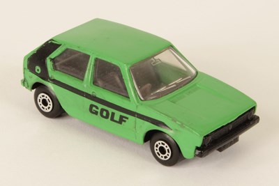 Lot 335 - Matchbox Superfast 7c Volkswagen Golf MADE IN BULGARIA MODEL - DARK LIME GREEN BODY