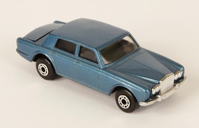 Lot 339 - Matchbox Superfast 24a Rolls Royce Silver Shadow MADE IN BULGARIA MODEL - METALLIC DARK BLUE BODY