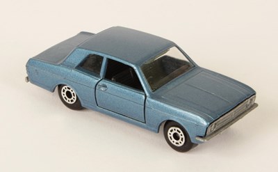 Lot 340 - Matchbox Superfast 25a Ford Cortina MADE IN BULGARIA MODEL - METALLIC DARK BLUE BODY