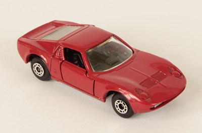 Lot 343 - Matchbox Superfast 33a Lamborghini Miura MADE IN BULGARIA MODEL - RED BODYr