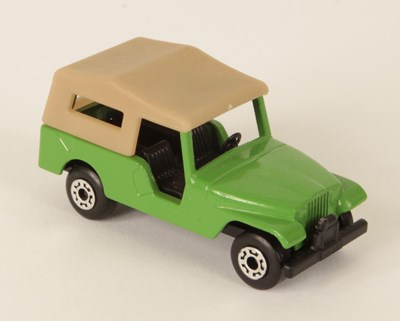 Lot 352 - Matchbox Superfast 53c Jeep CJ6 MADE IN HUNGARY MODEL - GREEN BODY