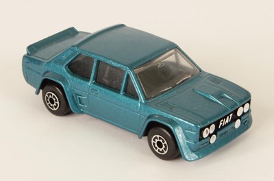 Lot 358 - Matchbox Superfast 74e Fiat Abarth MADE IN BULGARIA MODEL - METALLIC BLUE BODY