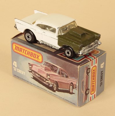 Lot 363 - Matchbox Superfast 4d '57 Chevy FACTORY PRE-PRODUCTION COLOUR TRIAL