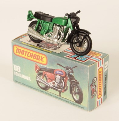 Lot 365 - Matchbox Superfast 18b Hondarora Honda CB750 Motorcycle FACTORY COLOUR TRIAL MODEL