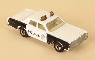 Lot 371 - Matchbox Superfast 55a Mercury Park Lane Police Car Twin Pack FACTORY TAMPO PRINT TRIAL