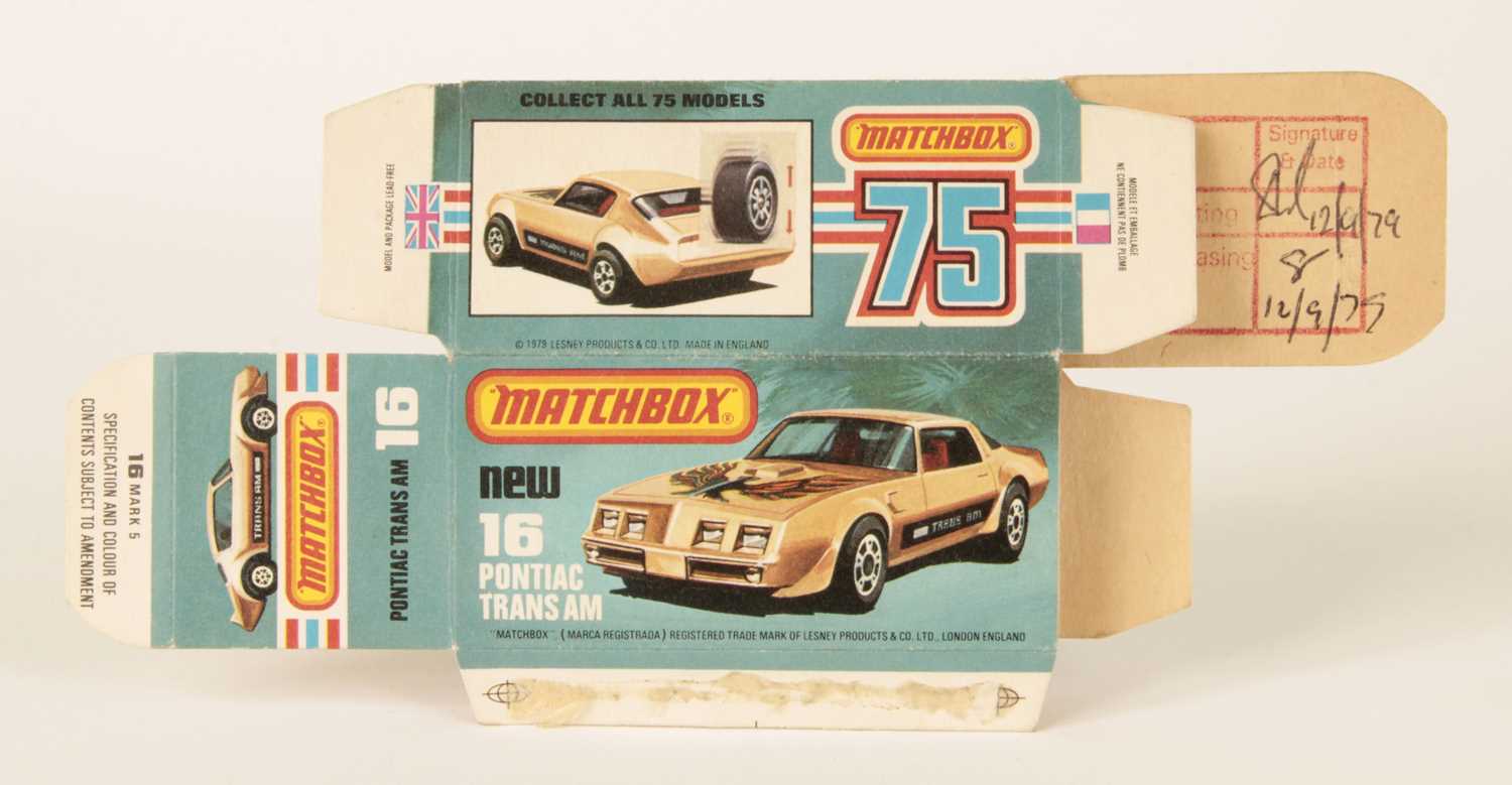 Lot 376 - Matchbox Superfast Bowater's UN-RELEASED
