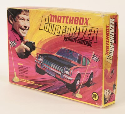 Lot 392 - Matchbox Superfast PD-1 Power Driver Remote Control Set with 54b Ford Capri