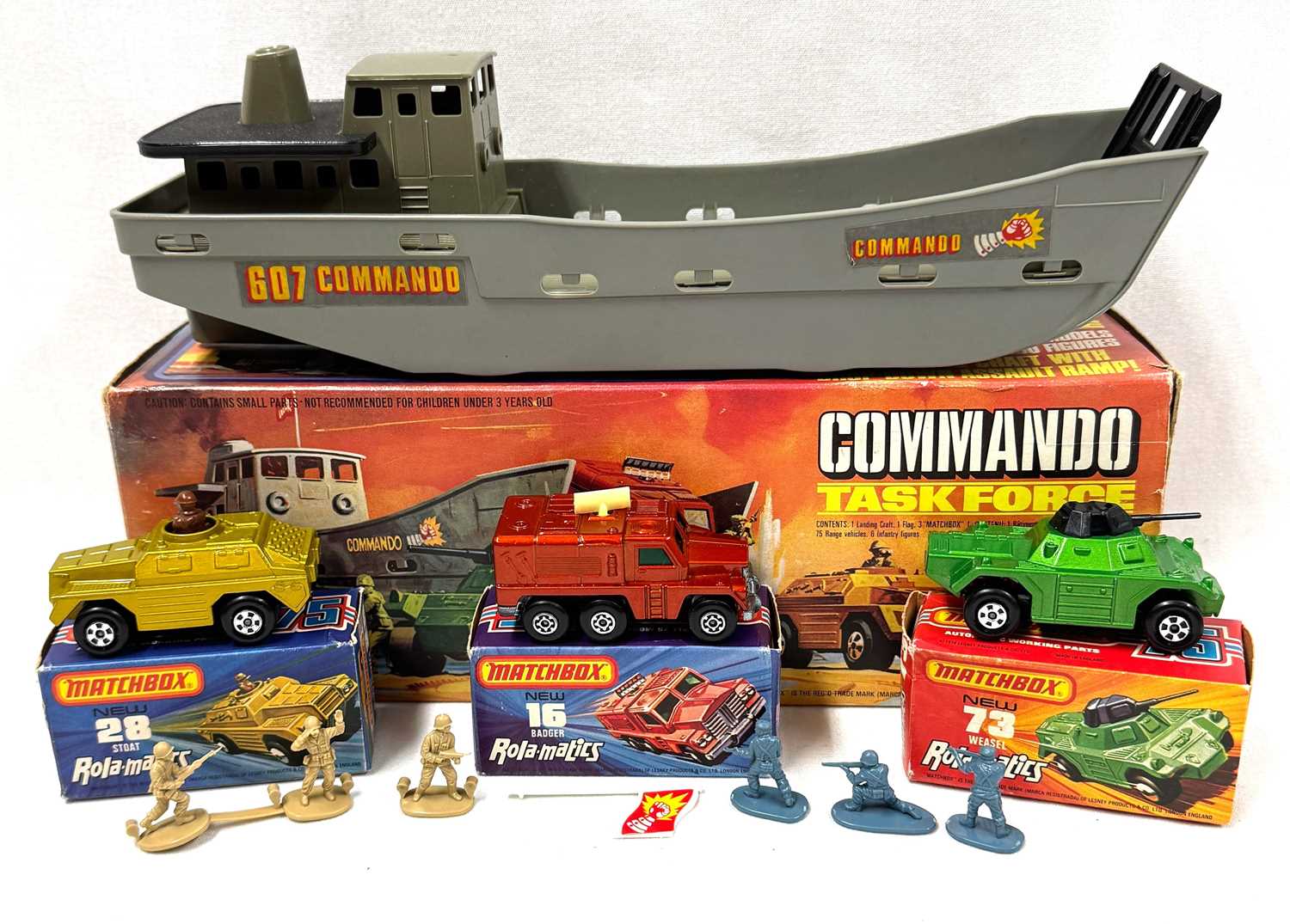 Lot 394 - Matchbox Superfast G-9 Commando Task Force Gift Set