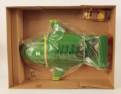 Lot 398 - Matchbox Vintage 1990's Thunderbird 2 Electronic Play Set & Radio Times Gift Set