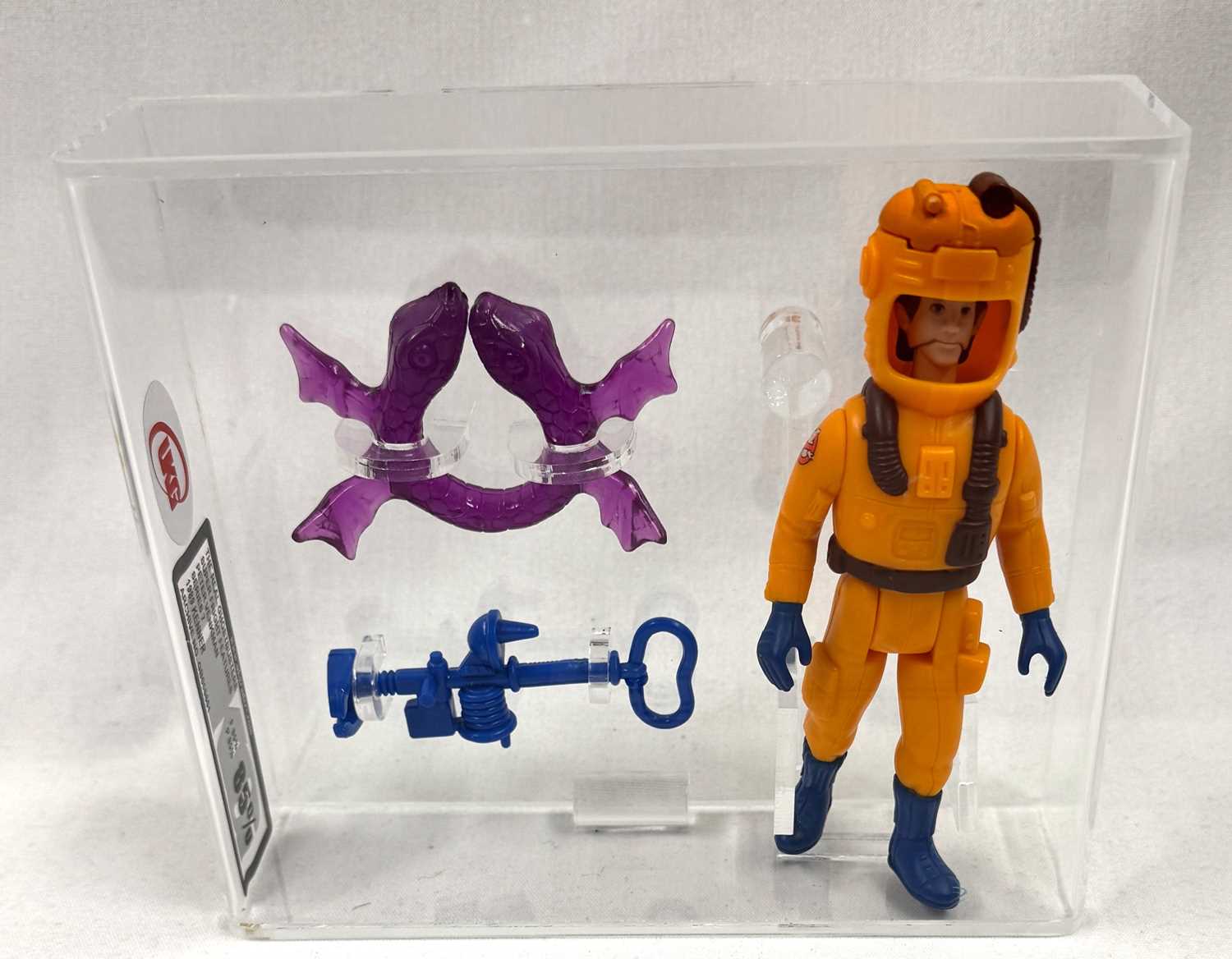Lot 202 - Kenner vintage Real Ghostbusters Super Fright Features Peter Venkman figure UKG graded 85%