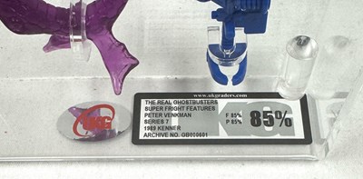 Lot 202 - Kenner vintage Real Ghostbusters Super Fright Features Peter Venkman figure UKG graded 85%