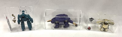 Lot 203 - Bandai vintage UKG Graded Rock Lords figures x 3