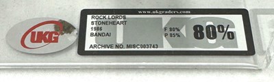 Lot 203 - Bandai vintage UKG Graded Rock Lords figures x 3