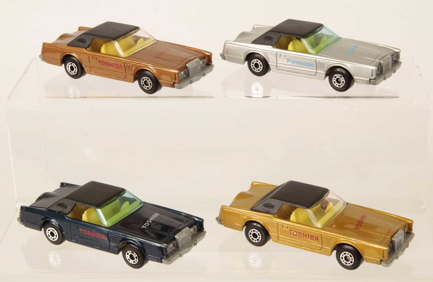 Lot 406 - Matchbox Superfast 4 x 28c Lincoln Continental MADE IN BULGARIA MODELS