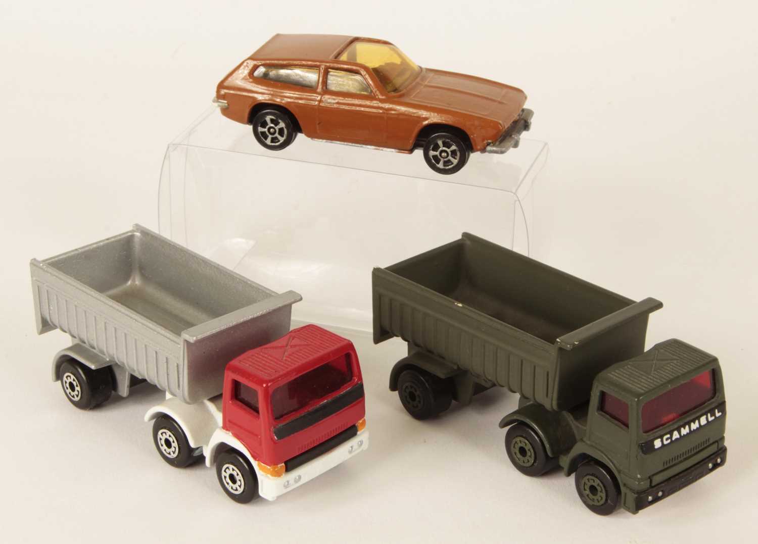 Lot 447 - Matchbox Superfast 2 x 30d Leyland Articulated Truck - CODE 3 OGLE DESIGN MODELS