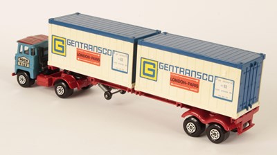 Lot 459 - Matchbox Super Kings K-17 Scammell Crusader Container Truck GERMAN "HOCK & TIEF" TRACTOR UNIT