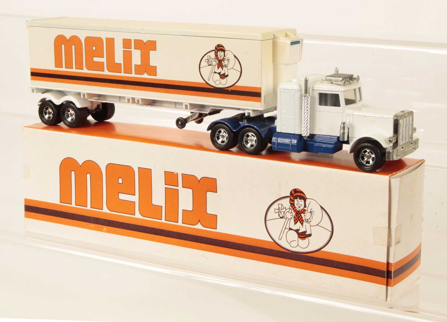 Lot 465 - Matchbox Super Kings K-31 Peterbilt Articulated Truck & Trailer RARE PROMOTIONAL ISSUE "MELIX"