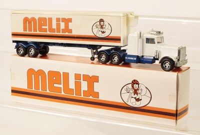 Lot 654 - Matchbox Super Kings K-31 Peterbilt Articulated Truck & Trailer RARE PROMOTIONAL ISSUE "MELIX"