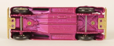 Lot 487 - Matchbox Models of Yesteryear Y-11 1938 Lagonda Drophead Coupe RARE METALLIC MAGENTA CHASSIS