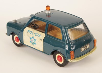 Lot 750 - Pepe (Portugal) Large Scale Friction Drive Austin Mini Police Car "Policia"