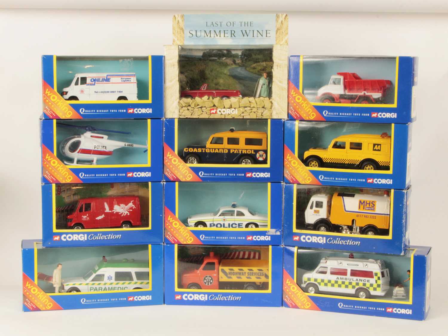 Lot 747 - Corgi Toys Group of 12 x More Recent Issue Cars & Commercial Vehicles