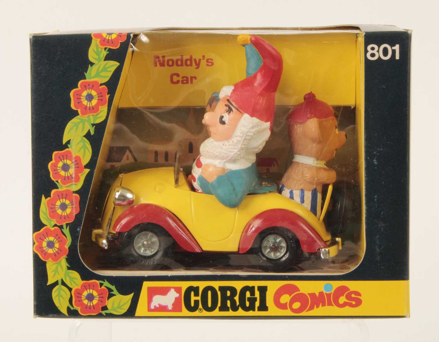 Lot 721 - Corgi Toys 801 Noddy's Car - with Noddy Big Ears & Tubby Bear