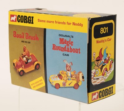 Lot 721 - Corgi Toys 801 Noddy's Car - with Noddy Big Ears & Tubby Bear