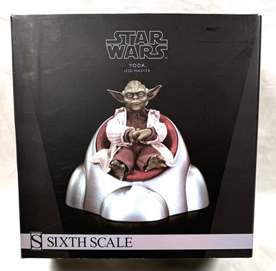 Lot 334 - Sideshow Collectibles Star Wars Yoda Jedi Master 1/6th scale figure
