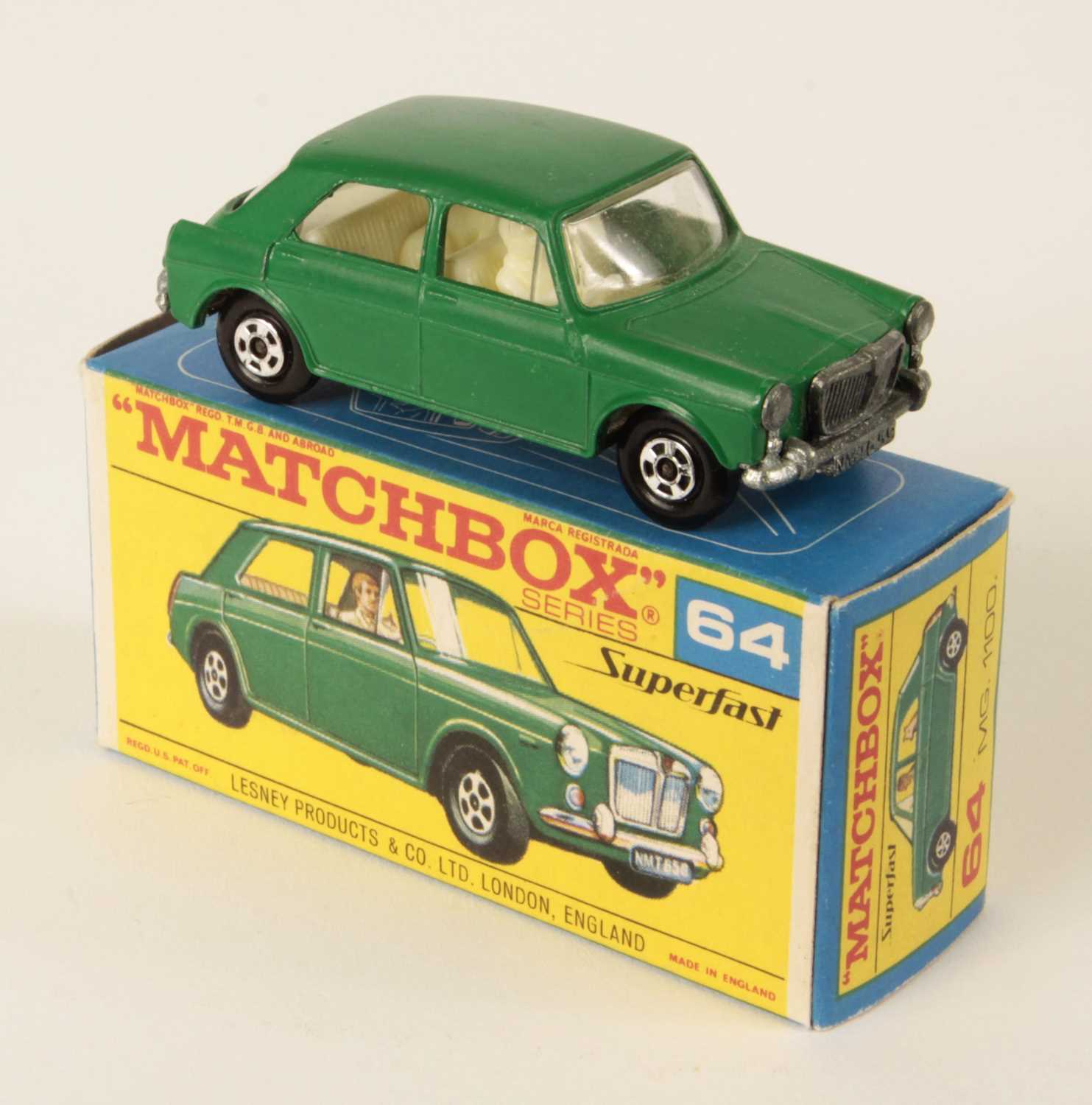 Lot 595 - Matchbox Superfast 64a MG 1100 - RARE GREEN