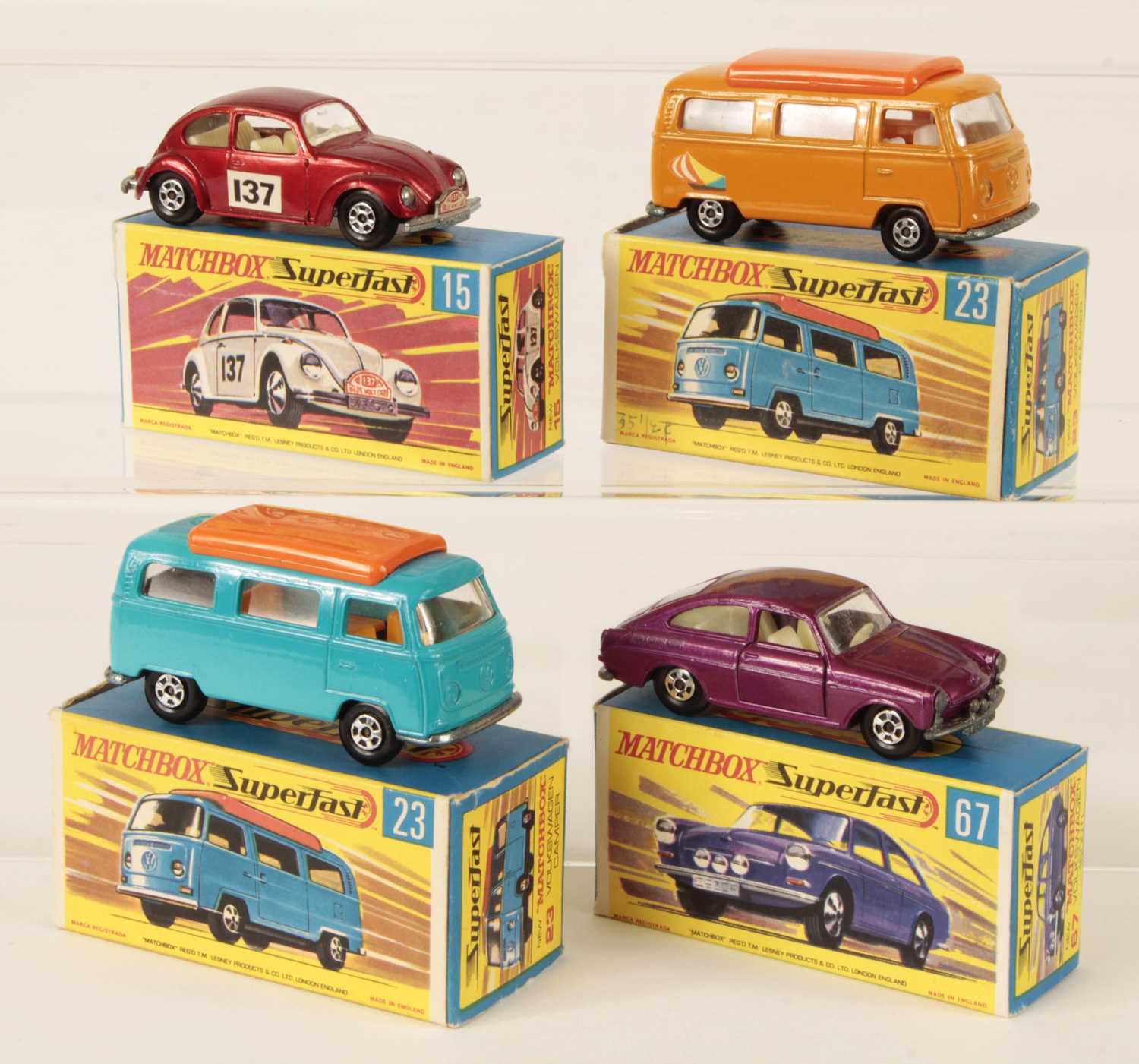 Lot 603 - Matchbox Superfast Group of Early 1970's Issue German Cars