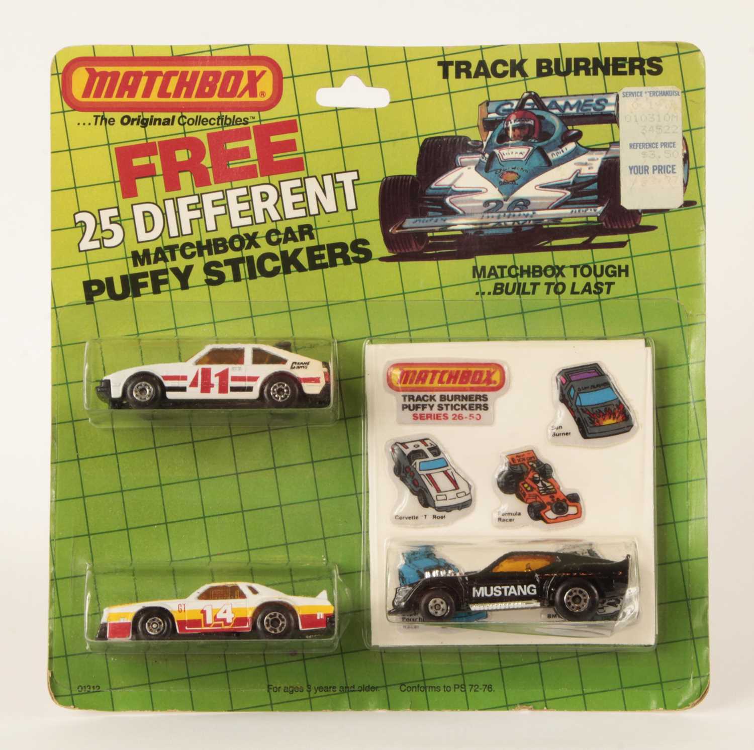 Lot 616 - Matchbox Superfast 01312 US Issue Track Burners Gift Set Vintage 1983 Issue