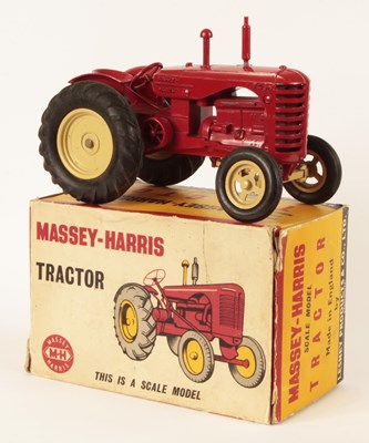 Lot 627 - Matchbox Early Moko Lesney Toys Large Scale Massey Harris Tractor With Original Box
