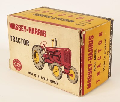Lot 627 - Matchbox Early Moko Lesney Toys Large Scale Massey Harris Tractor With Original Box