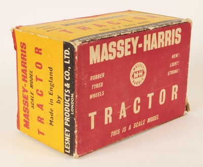 Lot 627 - Matchbox Early Moko Lesney Toys Large Scale Massey Harris Tractor With Original Box