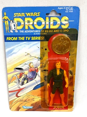 Lot 176 - Kenner Star Wars vintage Droids Thall Joban 3 3/4" figure with opened card
