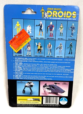 Lot 176 - Kenner Star Wars vintage Droids Thall Joban 3 3/4" figure with opened card