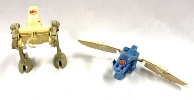 Lot 235 - LJN Thundercats vintage Thunderwings and Stilt Runner vehicles